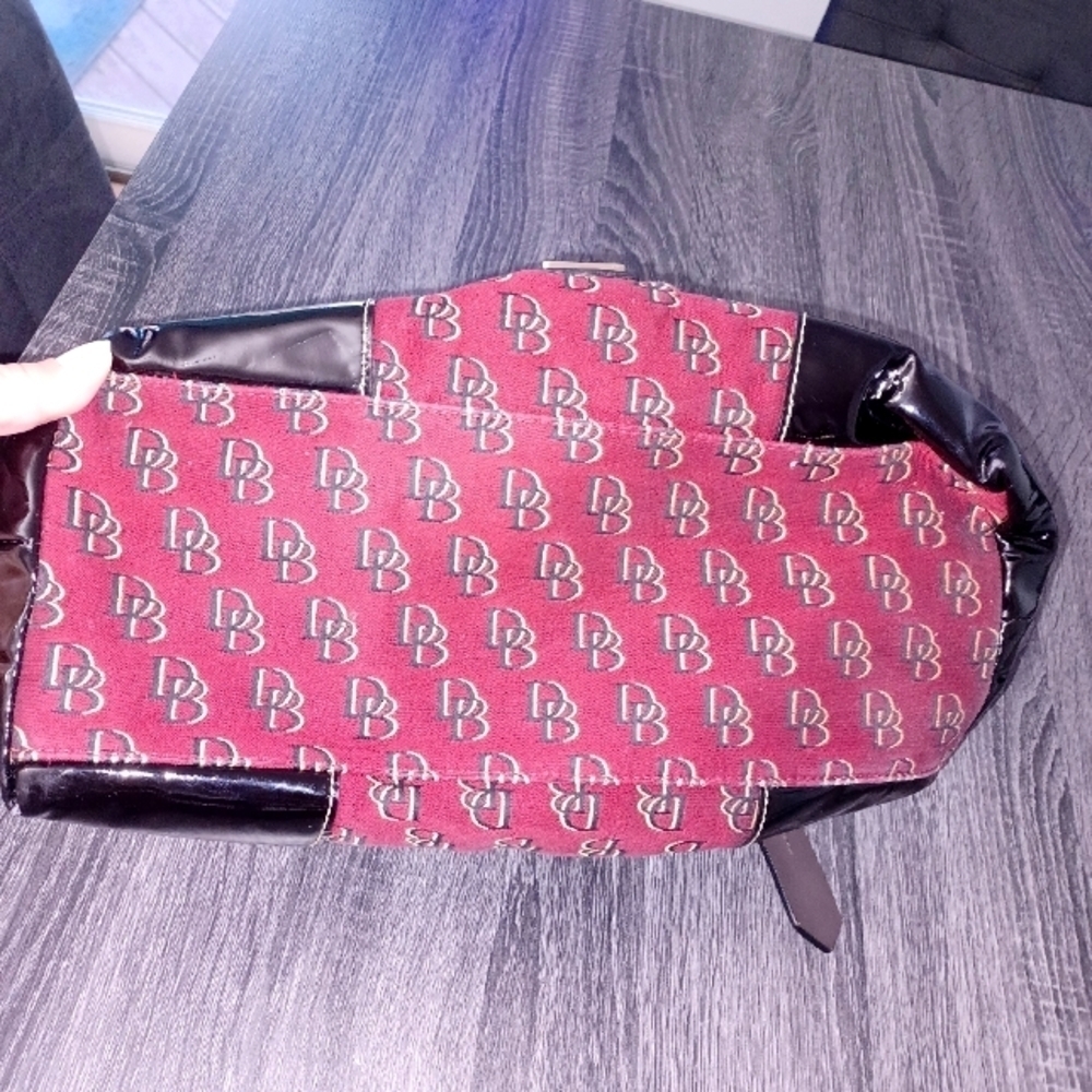 Dooney & Bourke - Used-  Full Size Canvas Purse - Picture 3 of 16